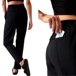 ATHLETA VIENNA SLIM PANTS- Women's, Size 10 PETITE, Black